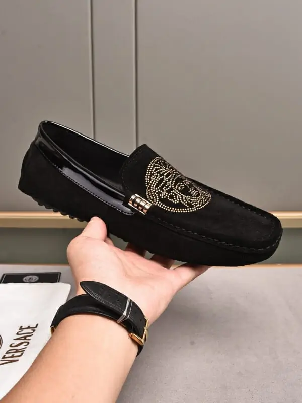 versace cuir chaussures pour homme s_12374b62